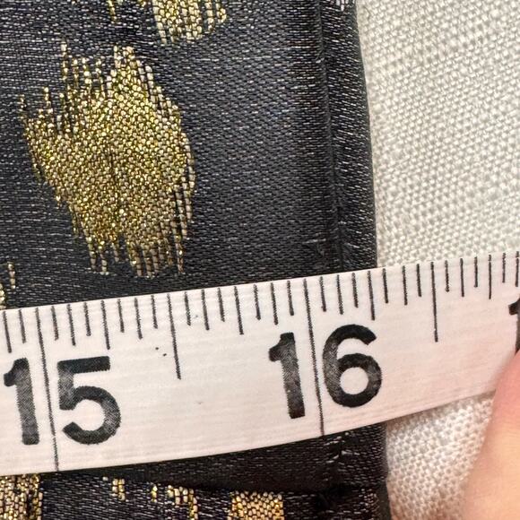 ELIZA J Jaquard Fit & Flare Dress Size 14 Party Floral Metallic Festive Holiday - Picture 16 of 16